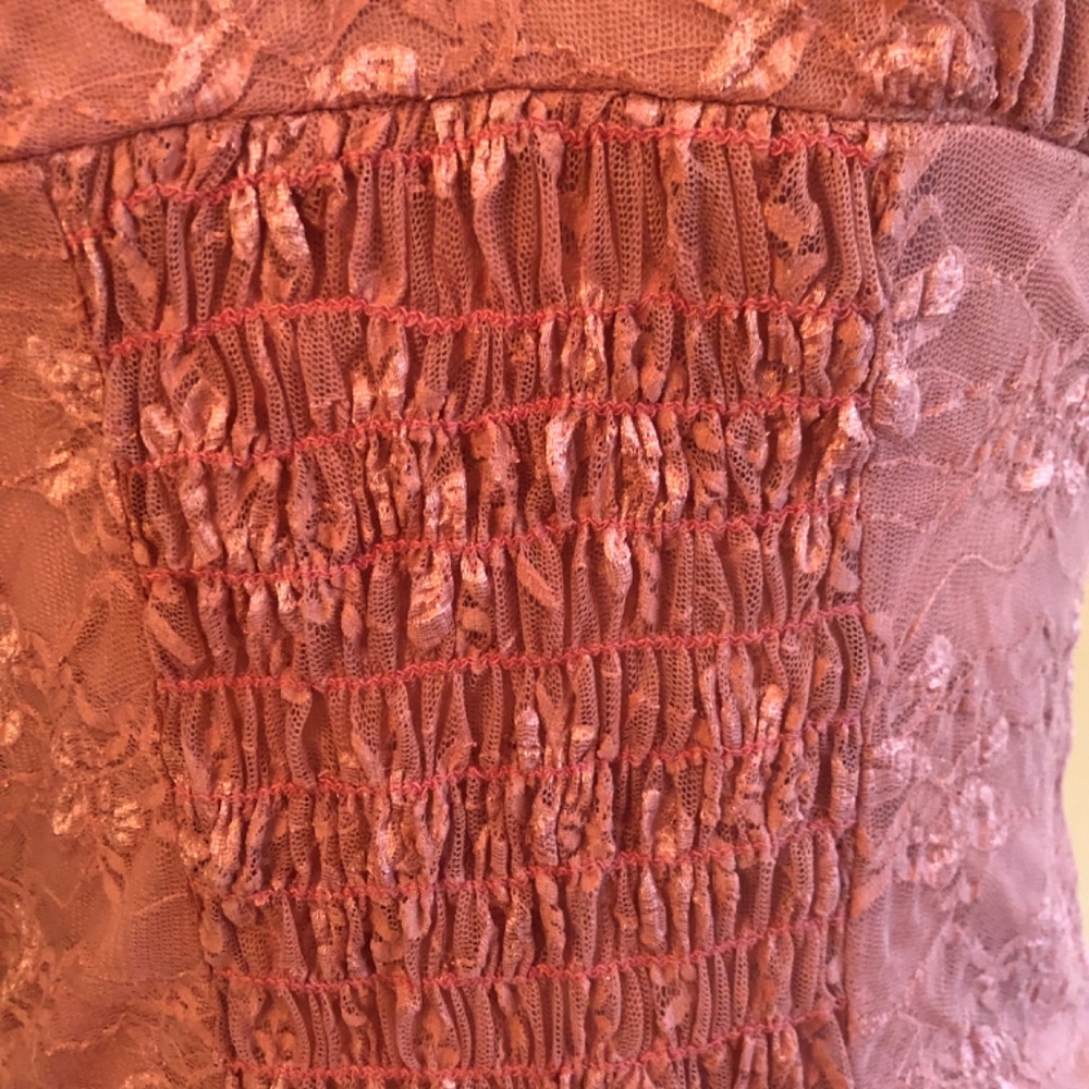 NWOT Pink Lace Top Camisole MED - Picture 5 of 12